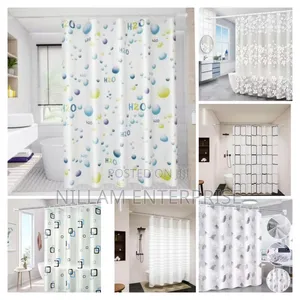 180*200cm Shower Curtains With Hooks