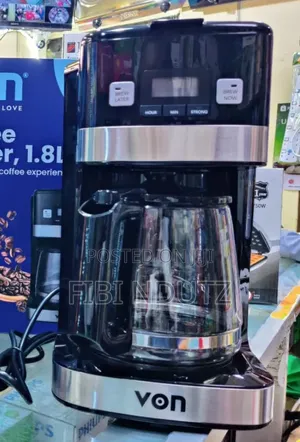 Von Coffee Maker Digital,Black/Von Coffee Maker