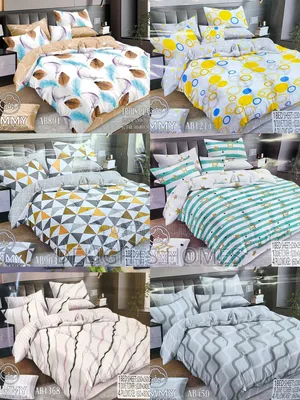 6pc)Flowered Double Sided Cotton Duvet Cover