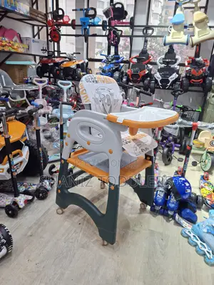 Baby Feeding Chair With Table Kids High Chair Adjustable Seat