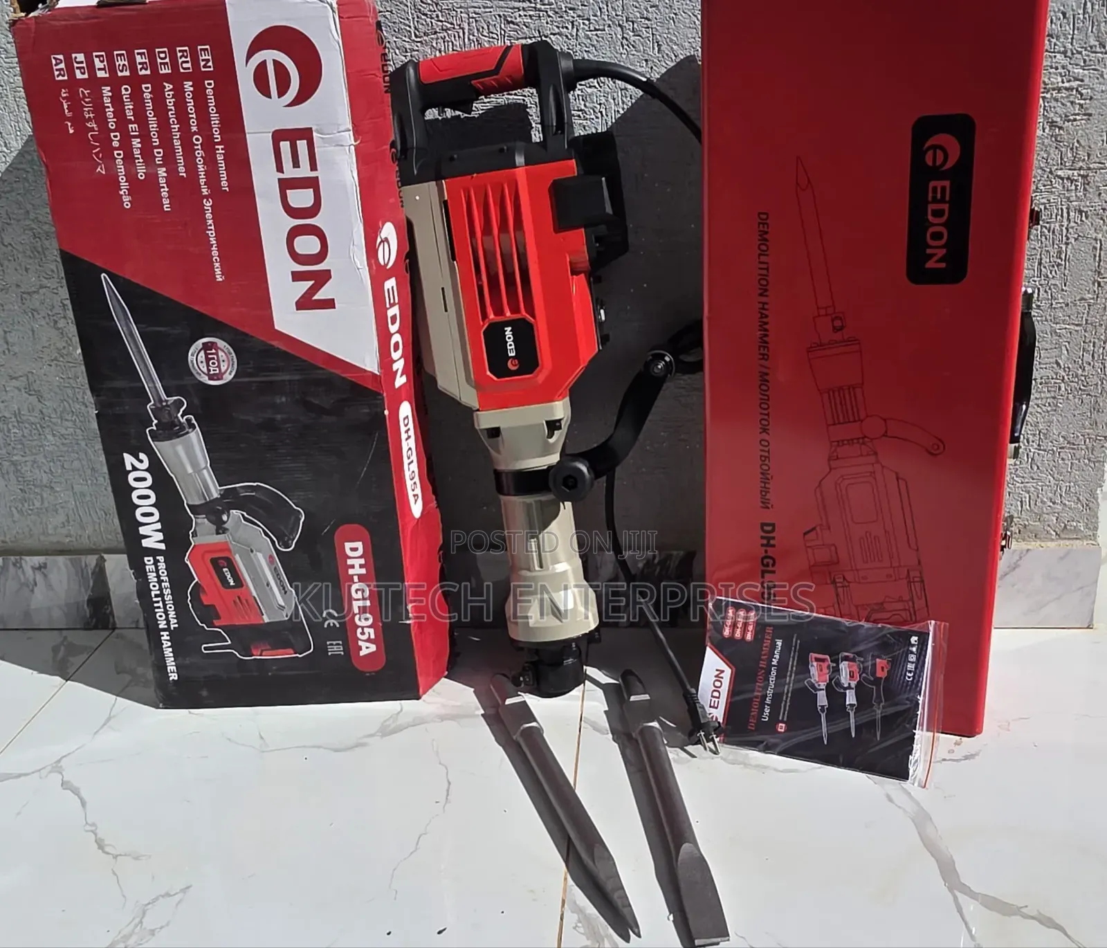 Electric Demolition Hammer/Edon Demolisher Jack Hammer Breaker 2000w