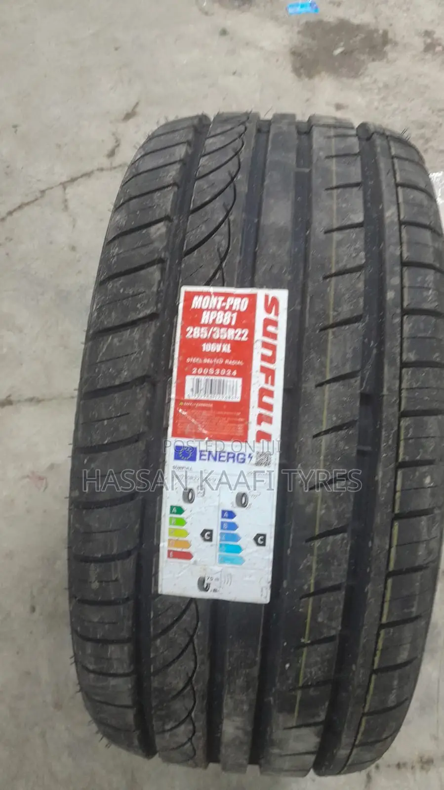 285/35r22 Sunfull Tyre