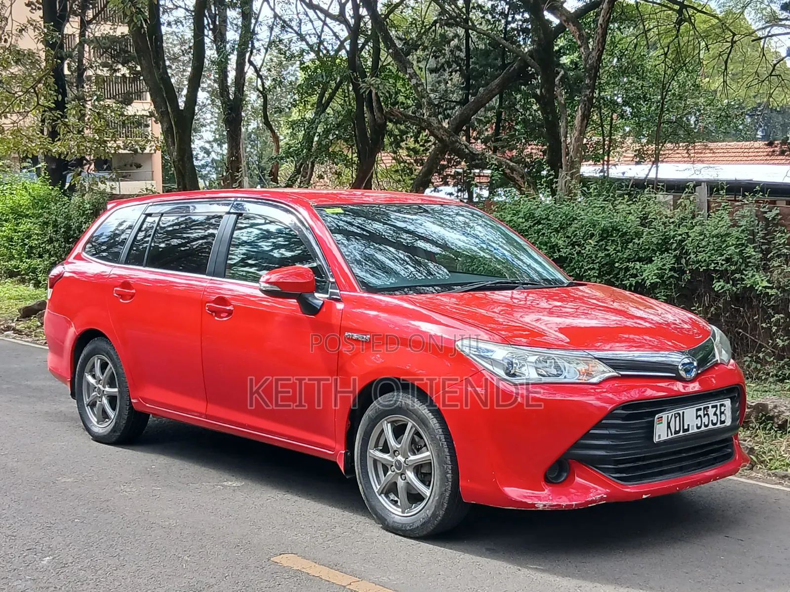 Toyota Corolla Fielder 2016 Red