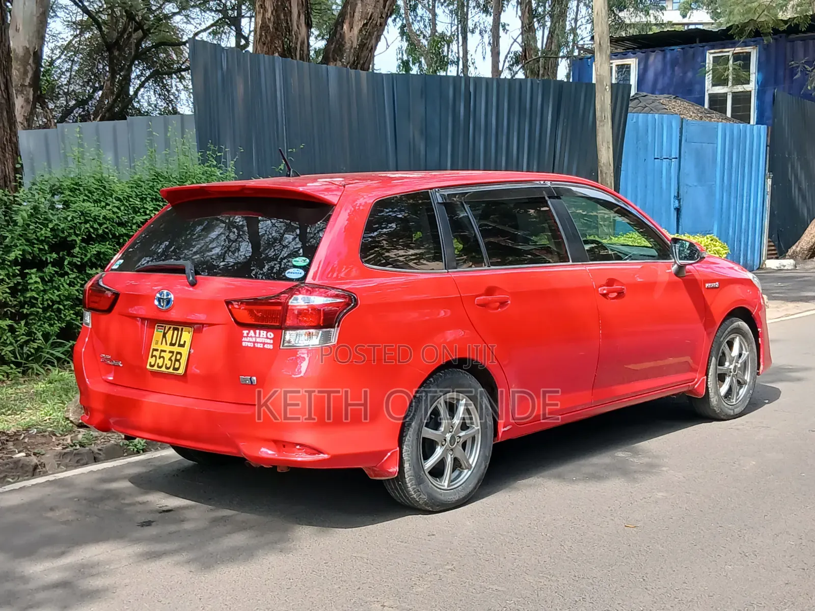 Toyota Corolla Fielder 2016 Red