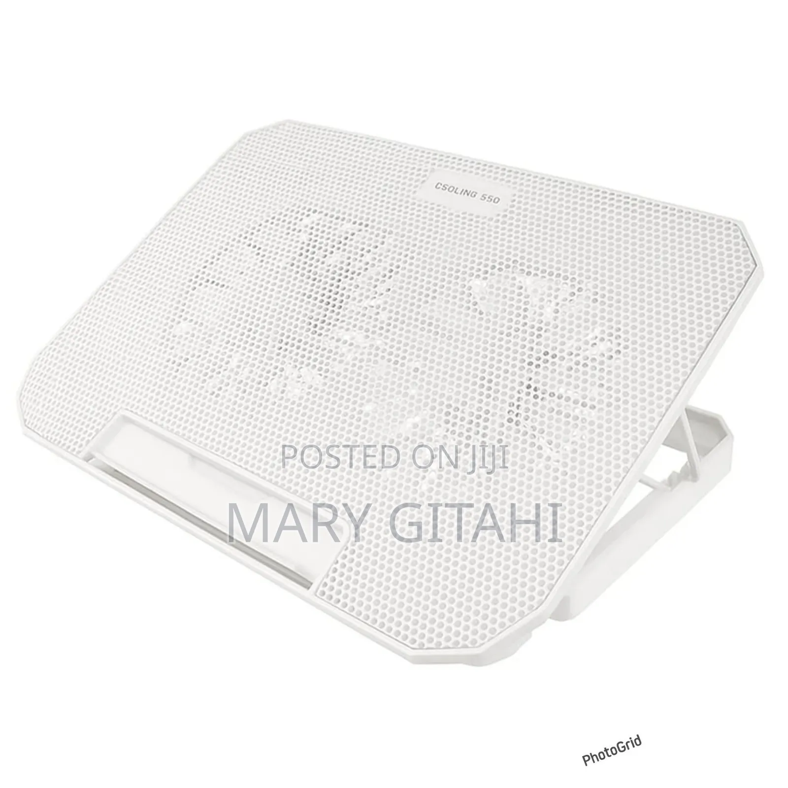 Adjustable Laptop Stand With Cooling Pad