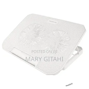 Adjustable Laptop Stand With Cooling Pad