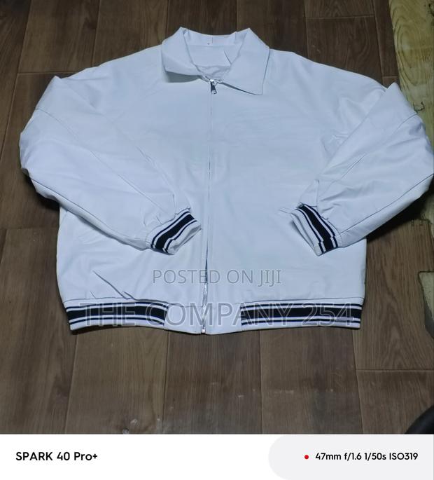 Quality Casual Leather Designer Collage Casual Jacket - thumbnail 3