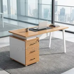 Modern Imported Desk With Drawers-120cm