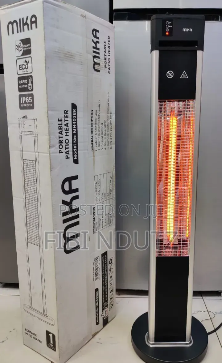 Mika Portable Patio Heater, Indoor and Outdoor Use
