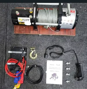 Industrial Grade 12000lb Electric Pulling Winch for Vehicle Recovery