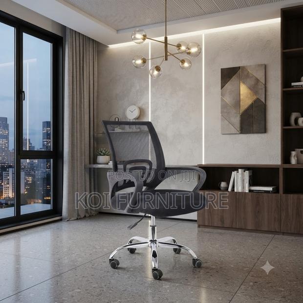 Office Chairs; Mesh Cooperate Clerical Office Chairs - thumbnail 4