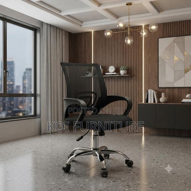 Office Chairs; Mesh Cooperate Clerical Office Chairs - thumbnail 5