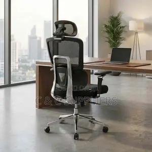 High Back Black Orthopedic Seat