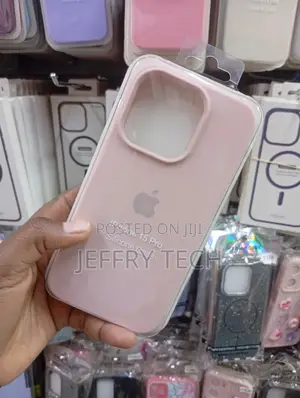 iPhone 15 Pro Silicone Case in Light Pink
