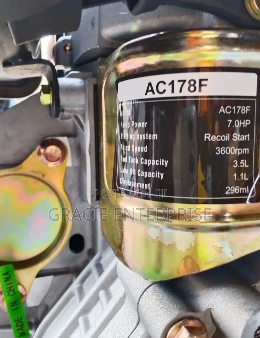 4 Stroke Air Cooled Industrial Diesel Engine