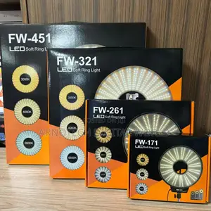 Fw-Series Led Soft Ring Lights With Stand