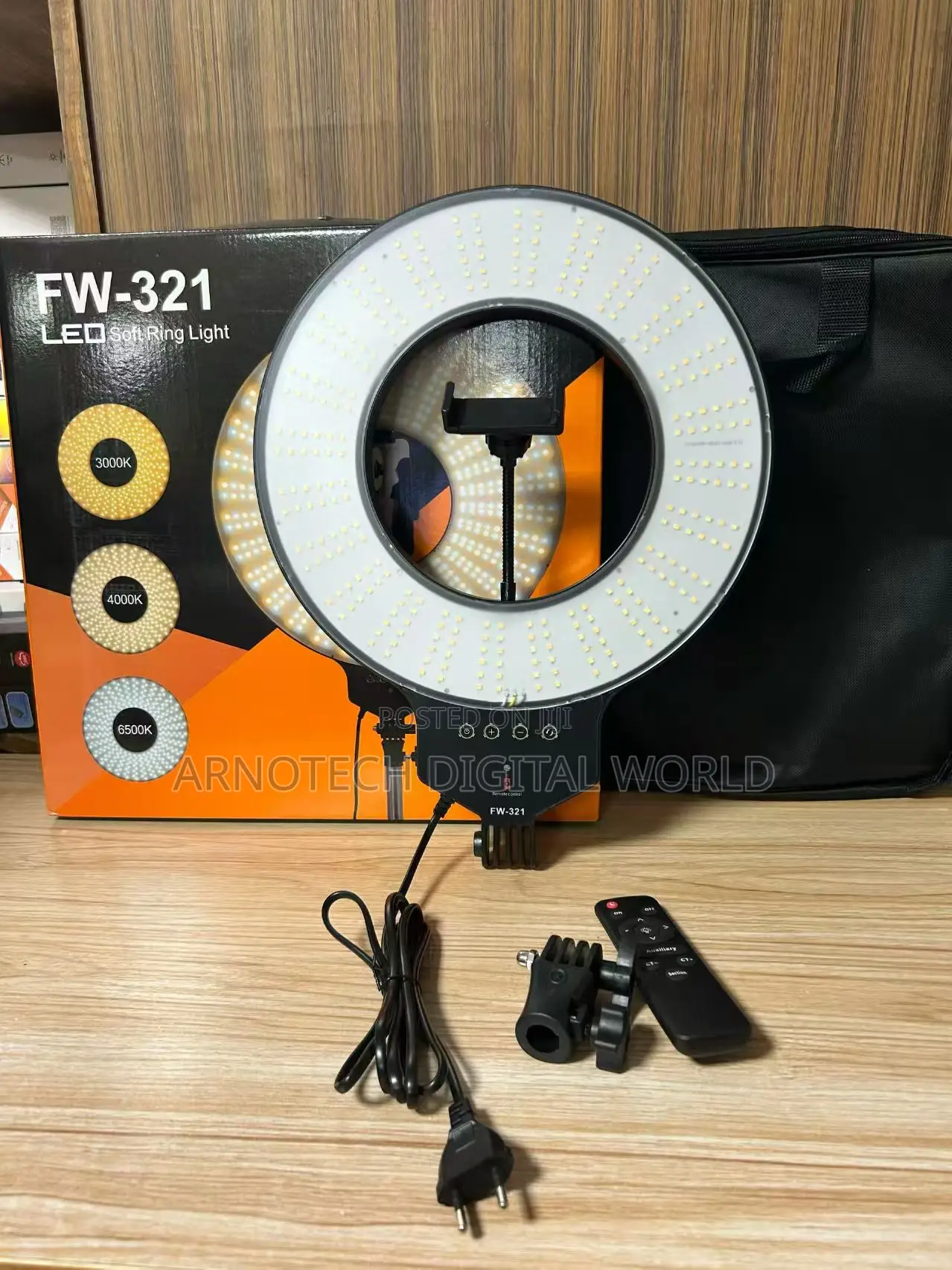 Fw-Series Led Soft Ring Lights With Stand
