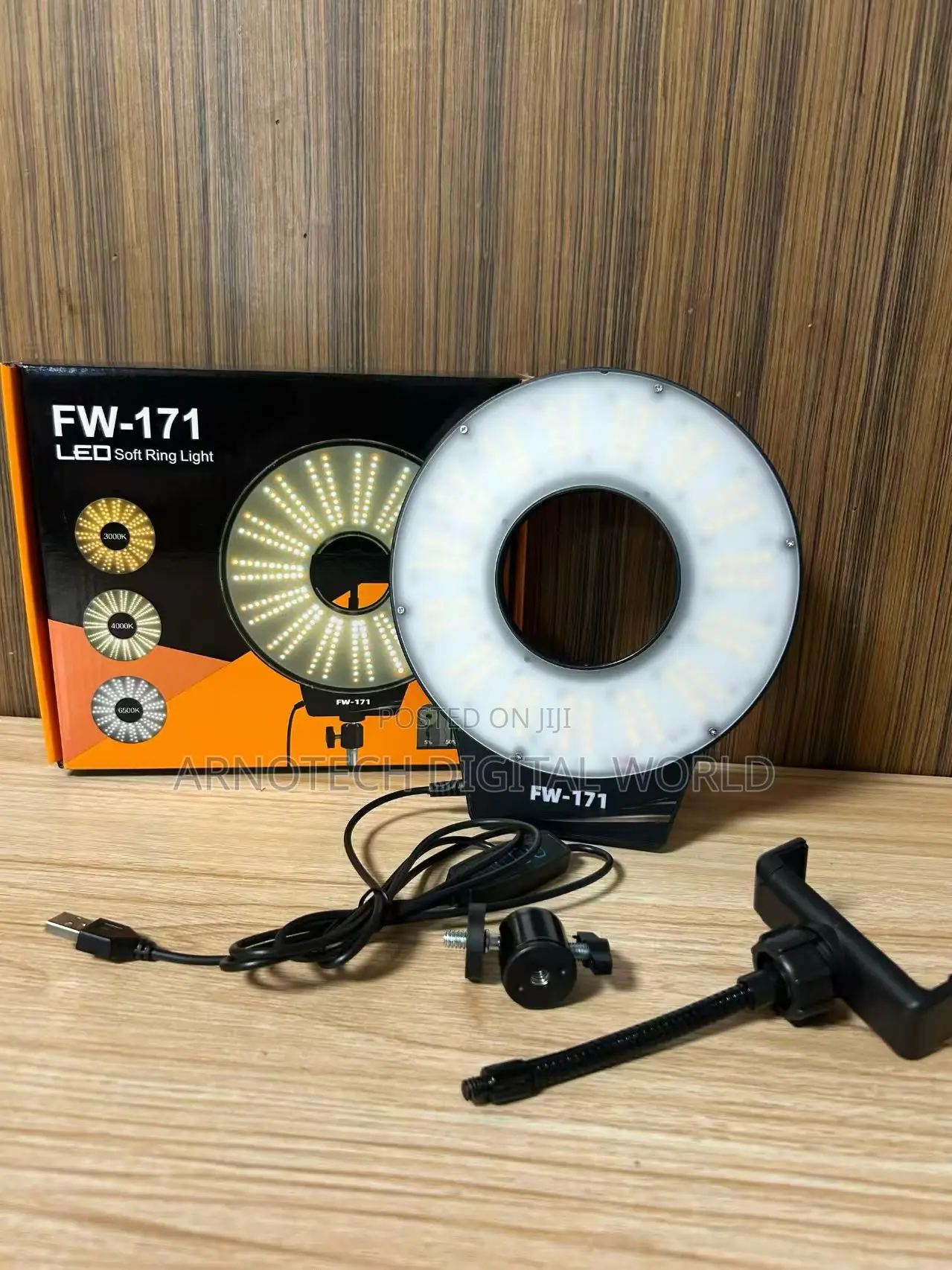 Fw-Series Led Soft Ring Lights With Stand