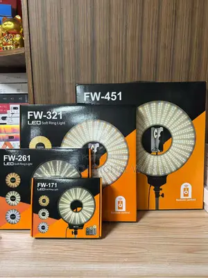 Fw-Series Led Soft Ring Lights With Stand
