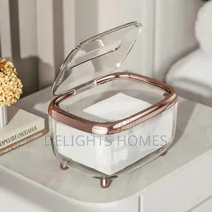 Luxury Transparent Tissue Storage Box_ko