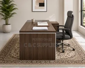 Ceo L-Shaped Wooden Table-1800mm
