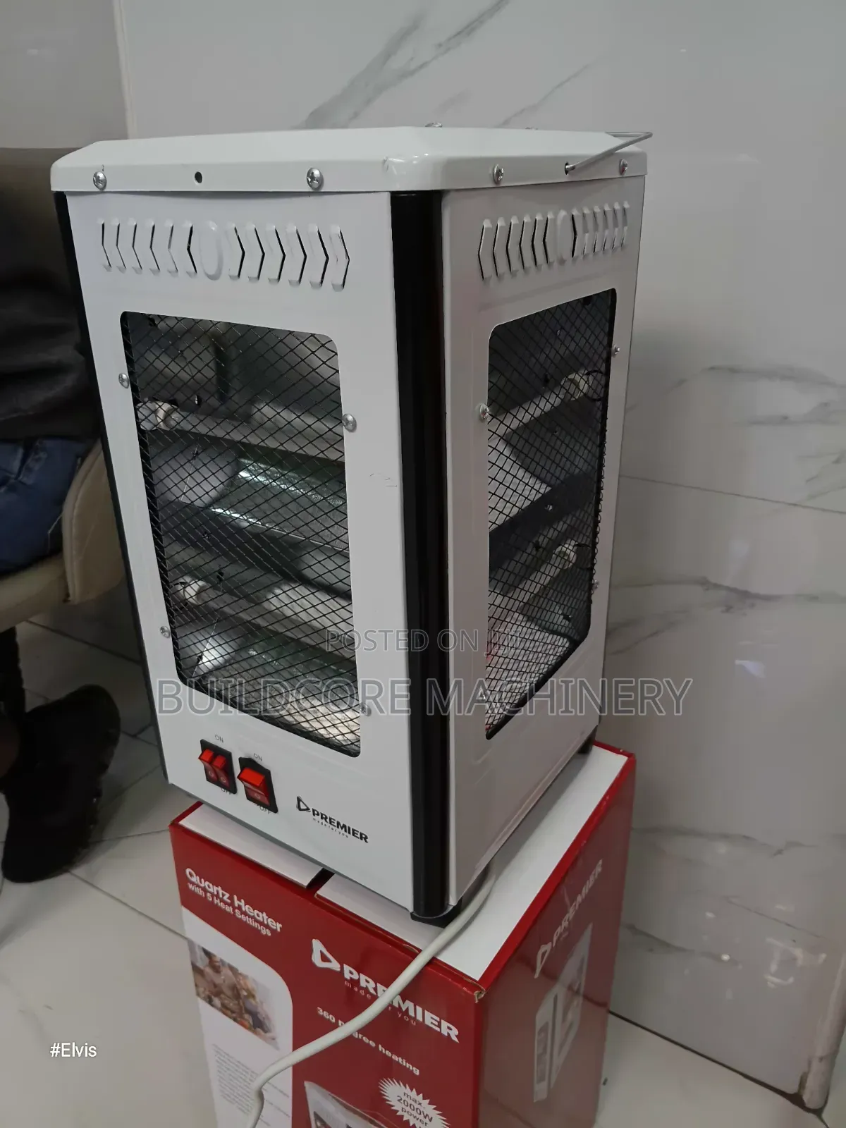 2000watts Premier Quartz 360° Room Heater