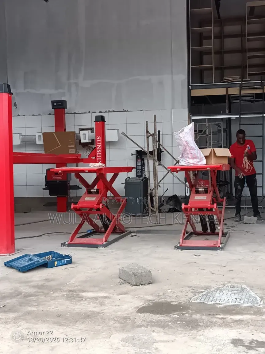 Safe And Stable Lifting Performance 1.8high Scissor Carlift Machines