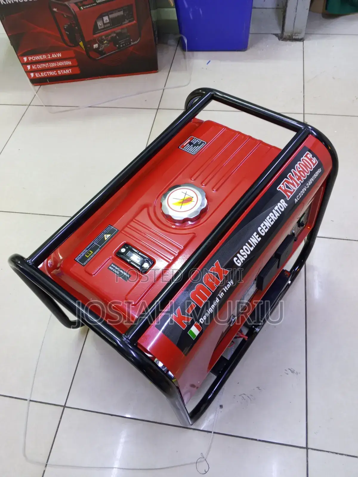 K-Max Km4600e Petrol Generator 2.4kw Electric Start 220v/50hz