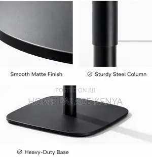 Dining Table: Convertible Sit Stand Pneumatic Round Table