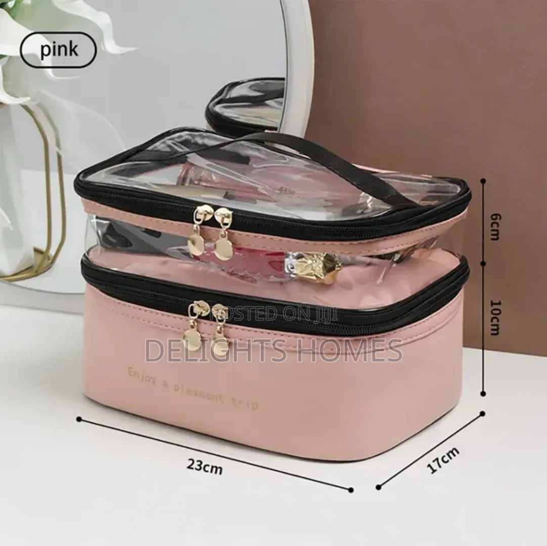 Double Layer PVC Cosmetic Bag_ko