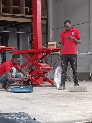 Mechanical Repair And Inspection Scissor Carlift Machine Sunshine