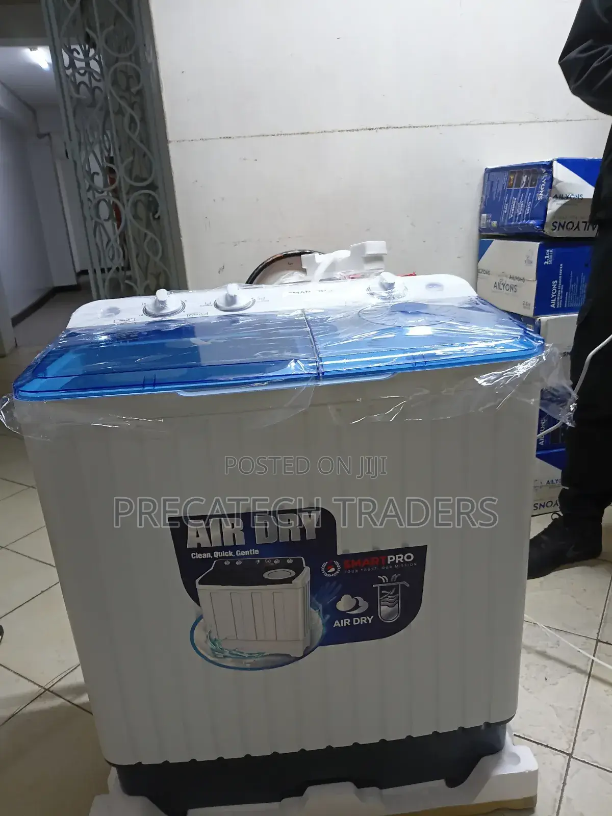 Smart Pro 8kg Twin Tub Washing Machine With Air Dry