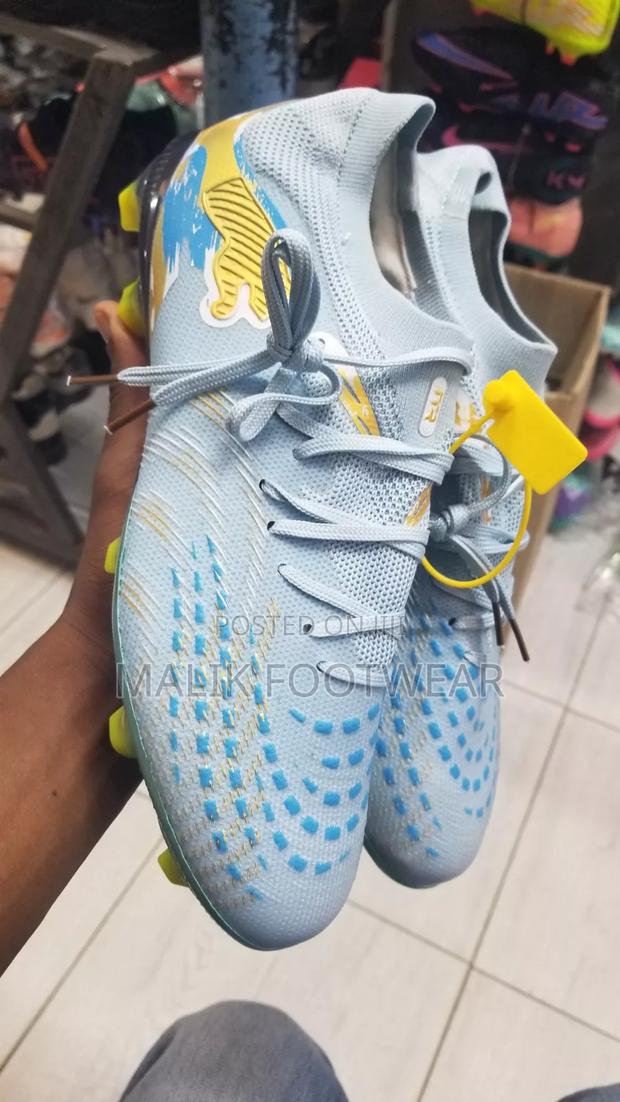 Puma Future Ultimate Fg/Ag Football Boots – Sky Blue/Yellow Edition