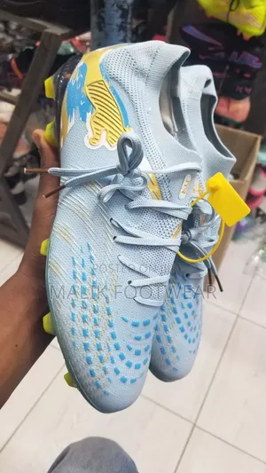 Puma Future Ultimate Fg/Ag Football Boots – Sky Blue/Yellow Edition