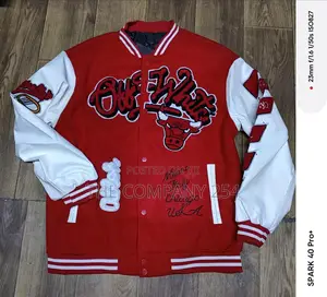 Quality Casual Red Bull Unisex Collage Jackets Available