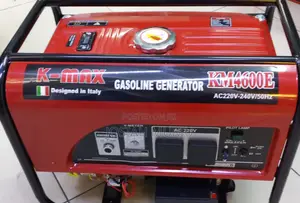 K-Max Km4600e Heavy-Duty Petrol Generator 220v Ac With Electric Start
