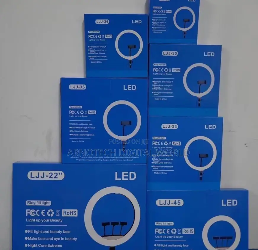 Led Ring Lights With Tripod, Remote Control