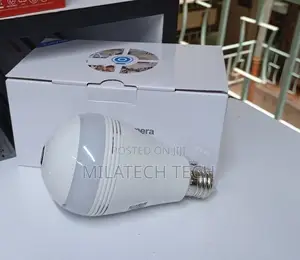 360° Wireless Bulb Camera With Two-Way Audio Motion Detection