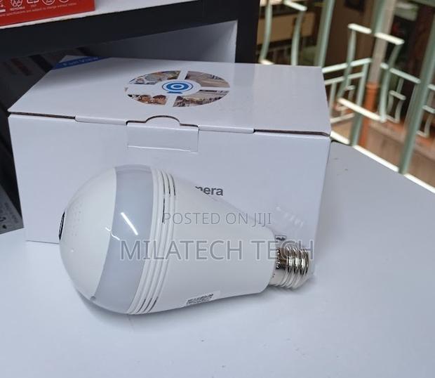 360° Wireless Bulb Camera With Two-Way Audio Motion Detection