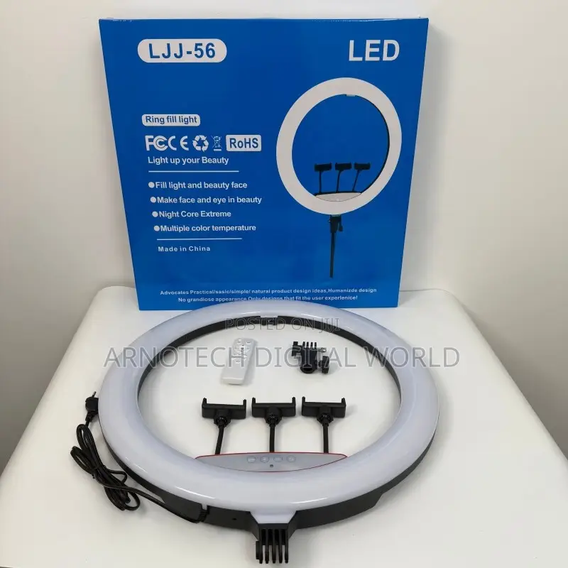 Led Ring Lights With Tripod, Remote Control