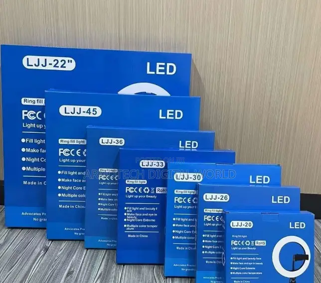 Led Ring Lights With Tripod, Remote Control