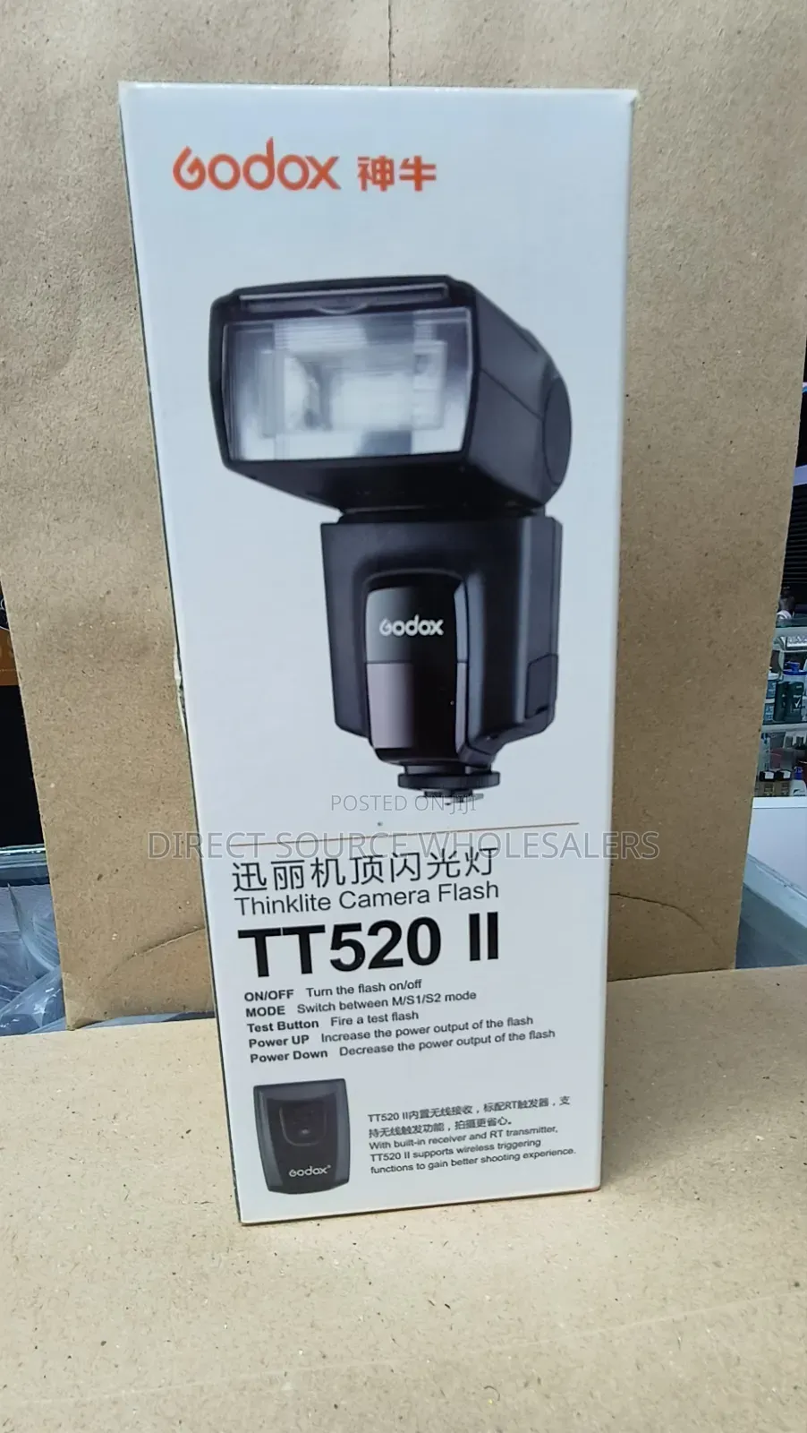 Godox Tt520 Speedlite Camera Flash for Canon Nikon Sony DSLR