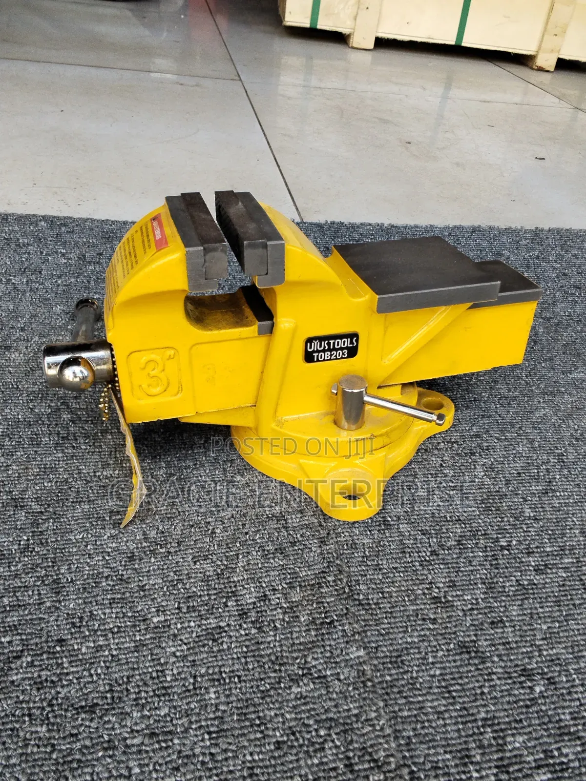 3" Cast Iron Bench Vice