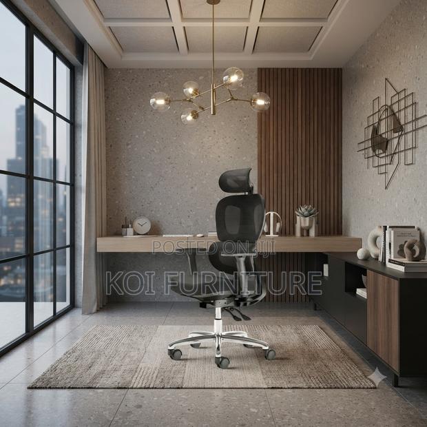 Office Chairs; Fabricate Orthopedic Office Seat With Back Mesh Support - thumbnail 4
