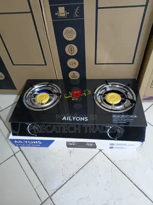 Ailyons Tempered Glass Gas Cooker – Double Burner
