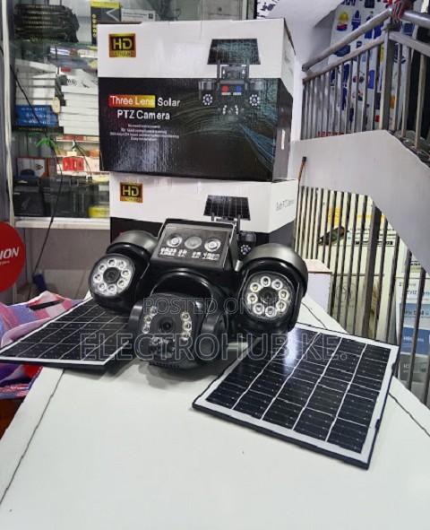 Security 4g Triple Lens With 2 Solar Panel - V380 Pro Mobile Apps