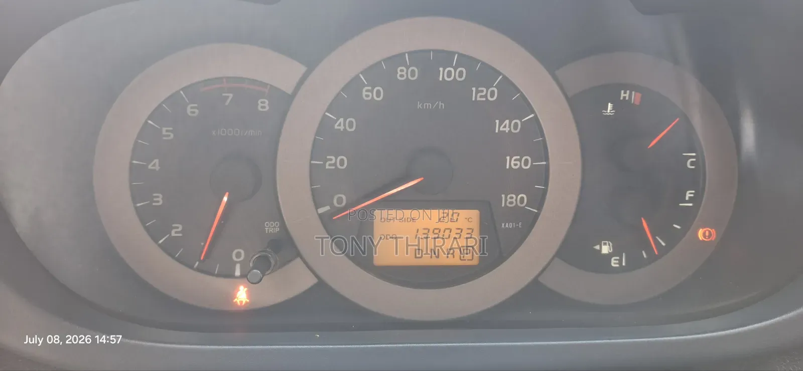 Toyota Vanguard 2009 Black