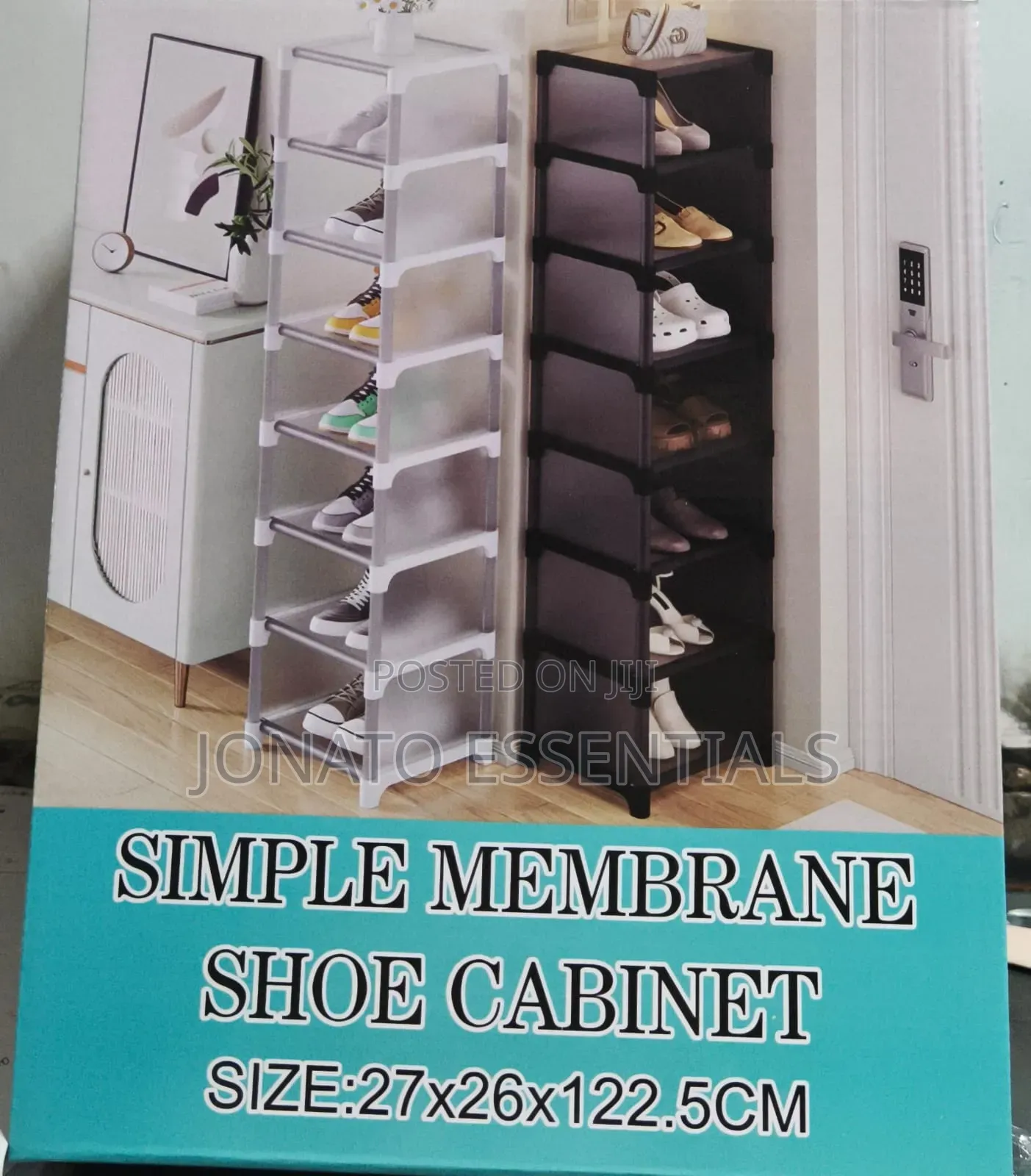 Space-Saving 7-Tier Shoe Rack - Slim Design