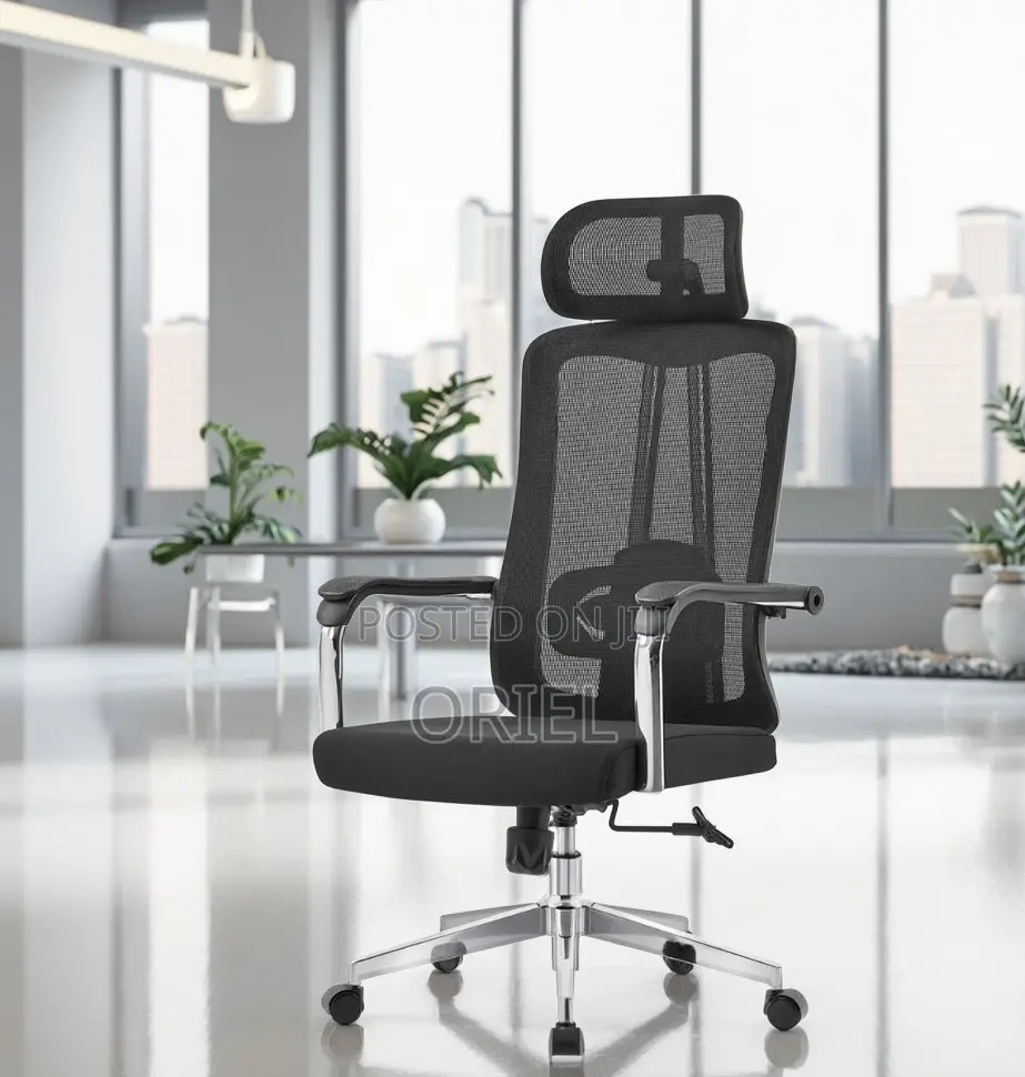 Office Chair : High-Back Ergonomic Mesh Fabric Office Chair