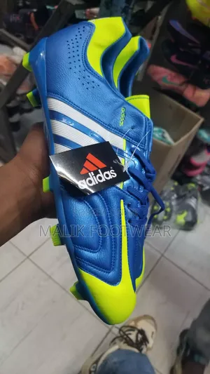 Adidas Adipure 11pro "Vivid Blue / Neon Yellow"